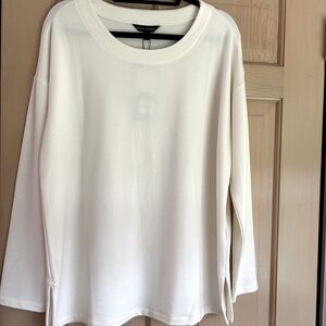 Banana Republic cream color long sleeve tunic. NWT